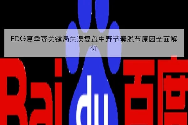 EDG夏季赛关键局失误复盘中野节奏脱节原因全面解析